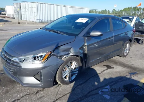 2019 Hyundai Elantra Sel from USA, damaged, VIN 5NPD84LF2KH405591